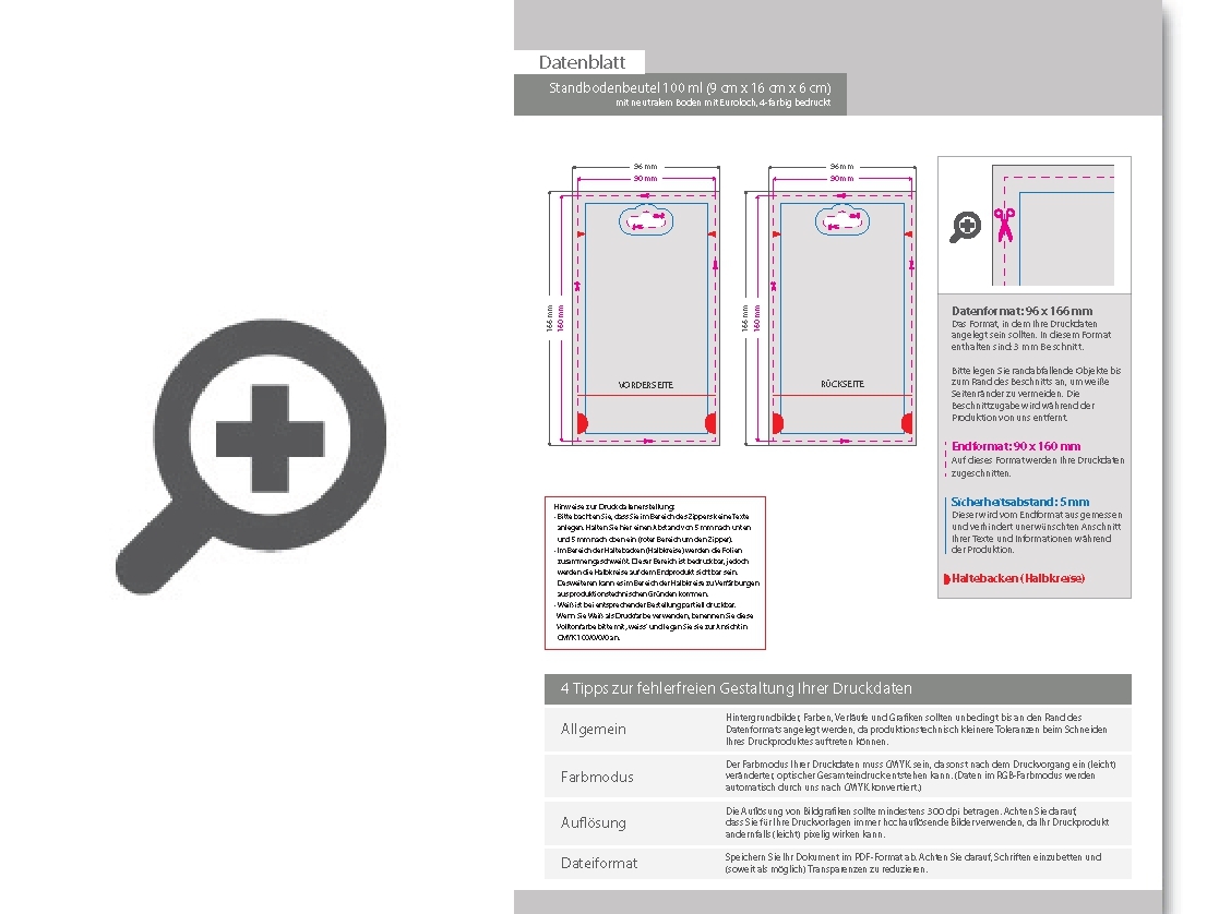 Product Bild standbodenbeutel_100_ml_(9_cm_x_16_cm_x_6_cm)_mit_neutralem_boden_mit_euroloch__4-farbig_bedruckt